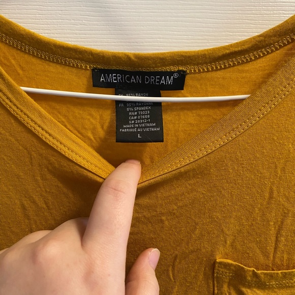 Mustard top - Picture 2 of 2